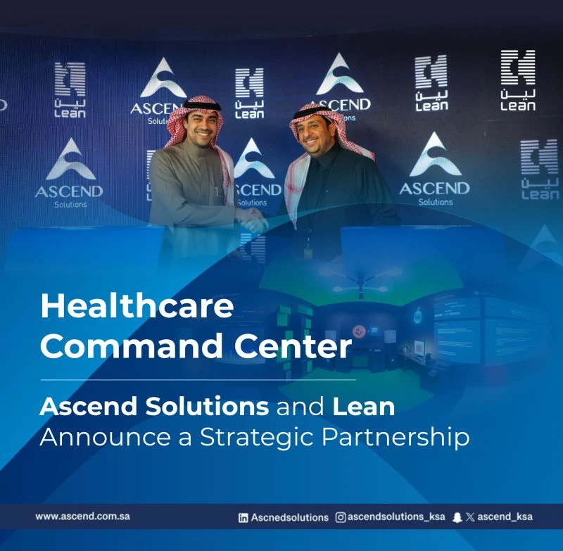 Ascend and Lean healthcare command-center partnership announcement